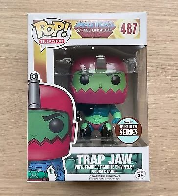 Buy Funko Pop Masters Of The Universe Trap Jaw #487 + Free Protector • 24.99£