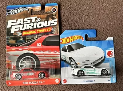 Buy HOT WHEELS FAST & FURIOUS DOMINIC TORETTO 1995 MAZDA RX-7 And J Imports • 7.99£