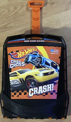 Buy Hot Wheels Rolling Storage Case With Retractable Handle Criss Cross For 100 Cars • 9.09£