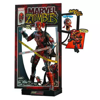 Buy Authentic Marvel Zombies Zombie Deadpool 1/6th Scale Hot Toys Action Figure • 293.89£