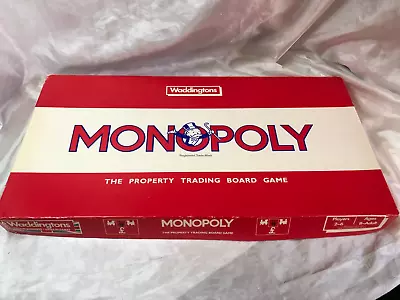 Buy Classic Original Waddingtons Monopoly Board Game - Complete • 10.50£