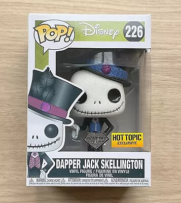 Buy Funko Pop Disney Nightmare Before Christmas Dapper Jack Skellington Glitter #226 • 39.99£