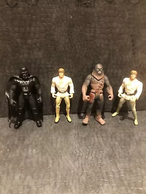 Buy Kenner Star Wars Vintage Action Figure Bundle X4 Darth Vader Luke Chewie 1995 • 6.95£