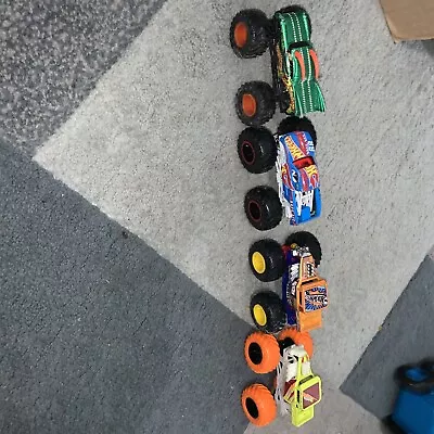 Buy Hot Wheels Monster Jam Trucks 1:64 Die Cast Job Lot Bundle4x Cars Mattel Lot #2 • 10£