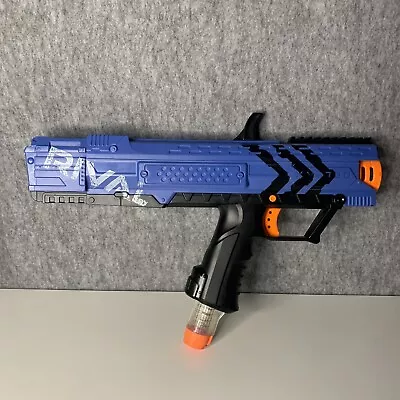 Buy Blue Nerf Rival XV-700 Gun - Comes With Magazine *No Balls* • 8.99£