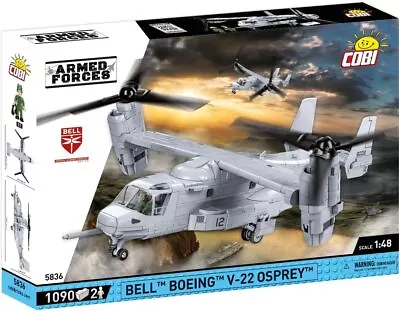 Buy COBI - BELL BOEING V-22 Osprey Military Aircraft – 1090 Pieces - 1/48 - COB5836 • 86.93£