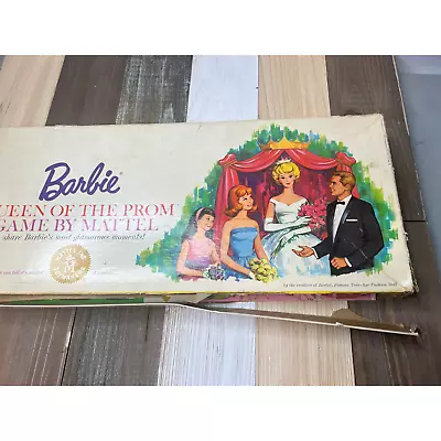 Buy Vintage Barbie Queen Of The Prom Game By Mattel 1963 Toymakers Original Board • 118.82£
