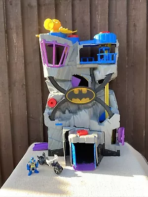 Buy Fisher Price Imaginext DC Super Friends Robo Batcave Batman Figure And Bat Bike • 24.99£