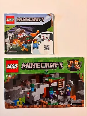 Buy Set Of 2 Lego Minecraft Sets (21162, 21141) - Complete! • 0.99£