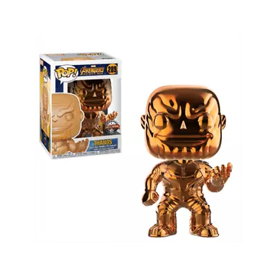 Buy Avengers Infinity War: Thanos (Orange Chrome) Funko POP! Vinyl • 10£