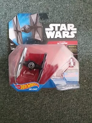 Buy Hot Wheels Star Wars First Order TIE Fighter Starship Vehicle Toy DJJ61 2015 • 2.50£