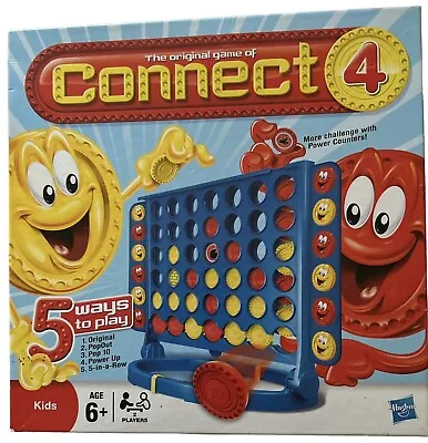 Buy Hasbro Connect 4 In Good Condition For Ages 6+ 2 Player Game 27x27cm • 11£