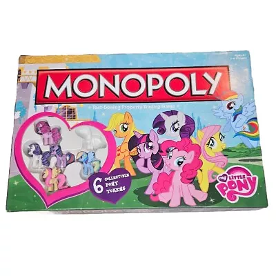 Buy Monopoly My Little Pony Board Game 2013 Collectible Ponies Incomplete Read • 30.74£