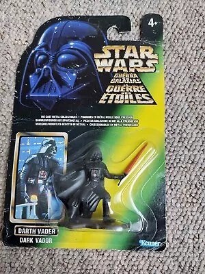 Buy Vintage Star Wars - Potf - Die Cast Figure X 2 - Darth Vader & Luke - Moc - Lot • 8£