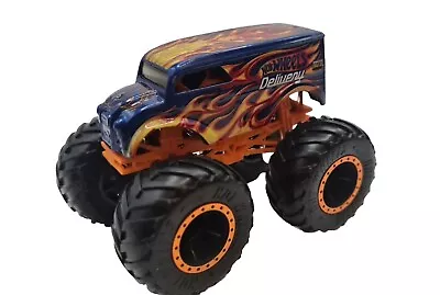 Buy Hot Wheels Delivery Flames Monster Truck 1:64 Diecast  • 6.75£