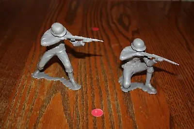 Buy Set Of Two Vintage Marx 1963 Six-Inch German Army WWII Soldiers - MPC • 9.31£