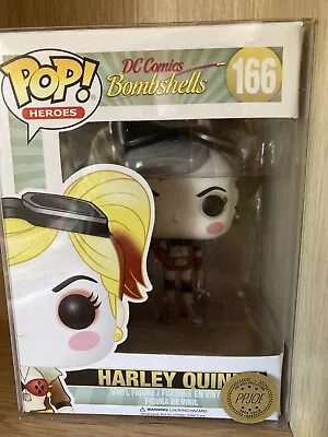 Buy Funko Pop Harley Quinn #166 Grey DC Comics Bombshells With Free Pop Protector • 9.95£