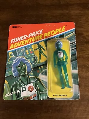 Buy Vintage Fisher Price Adventure People 1979 X-Ray Woman Original Blister Pack • 99.99£