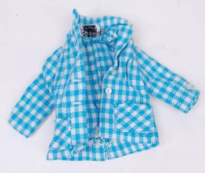 Buy 1965 Barbie Blue Checkered Jacket Outdoor Life #1637 Vintage • 27.82£