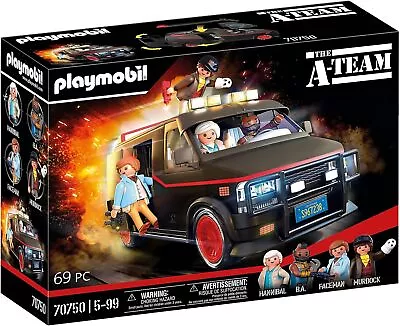 Buy Playmobil The A Team Van, Iconic Design, Collectors & Kids, Multicolour - 70750 • 63.60£