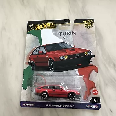 Buy 2024 Hot Wheels Premium  Car Culture World Tour Alfa Romeo GTV6 3.0 • 12£