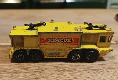 Buy Hot Wheels Airport Rescue Truck Fire Fighter Vtg 1979 Rare Hong Kong FREE POST  • 9.99£