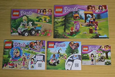 Buy Lego Friends 5 Sets: 30106 3935 41120 41383 & 41442 100% Comp With Instructions • 14£