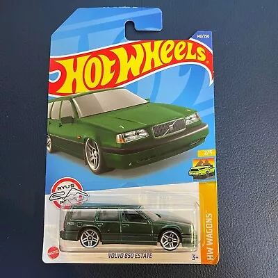 Buy Hot Wheels Volvo 850 Estate Green HW Wagons 2022 2/5 140/250 Long Card • 6.50£