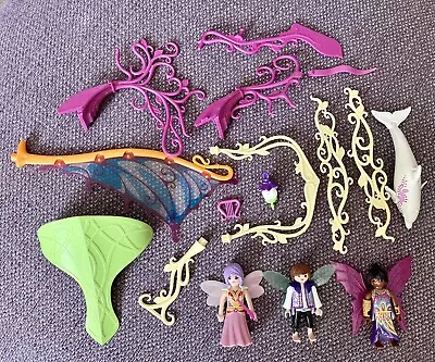 Buy Playmobil Fairies Bundle Figures Dolphin Spares Boat Parts Set • 7£