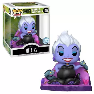 Buy Disney Villains Assemble: Ursula W/ Eels Deluxe Funko POP! Vinyl • 24.99£