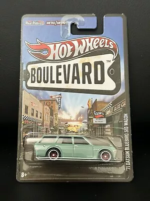 Buy Hot Wheels Boulevard Real Riders '71 Datsun Bluebird 510 Wagon  • 149.99£