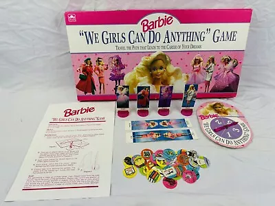 Buy Barbie We Girls Can Do Anything Game, Vintage 1991 Board Game COMPLETE • 17.44£