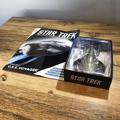 Buy Star Trek Starships Armored U.S.S Voyager By Eaglemoss And Magazine 48 • 29.99£