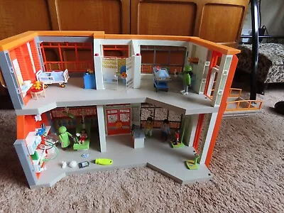 Buy Playmobil Hospital 6657 Boxed 99% Complete + Extra Figures Vgc • 42.50£