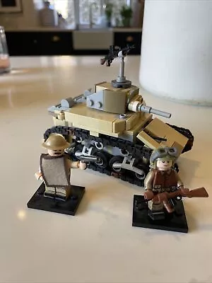Buy Lego WW2 MOC M3 Tank (2 Minifigures) • 75£