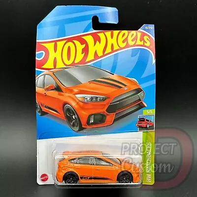 Buy Hot Wheels Ford Focus RS Orange HW Hatchbacks 2022 3/5 41/250 Long Card A • 4.50£