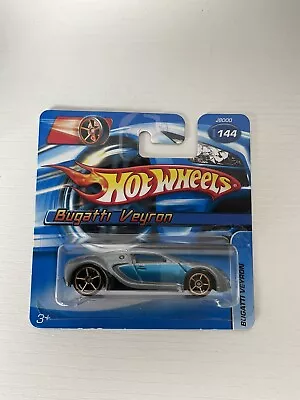 Buy Short Blue Bugatti Veyron 144 First Editions Hot Wheels With Protector • 27£