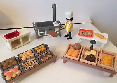 Buy Playmobil Victorian CUSTOM Bakery For Shop Market Or Mansion Bread Cakes Oven • 15£