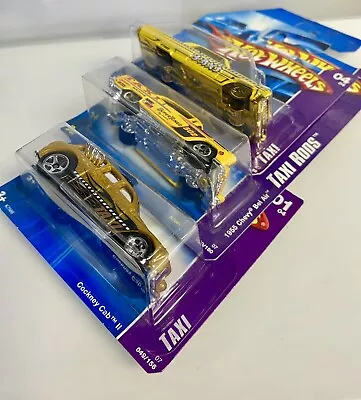 Buy 2006/7 1/64 HOT WHEELS Taxi ,Impala ,Cockney 2, 55 Chevy ,Mint On Card Models • 8.99£