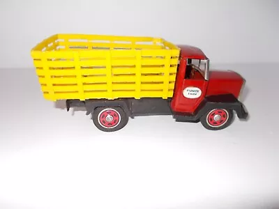 Buy Vintage Bandai Pressed Tin Pioneer Farm Stakeside Friction Toy Truck • 18.64£