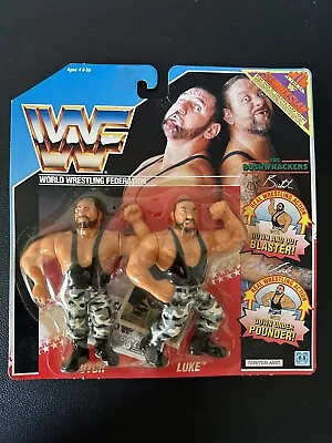 Buy WWF WWE Hasbro Wrestling Figures. S2: Summerslam Bushwhackers Luke Butch MOC • 79£