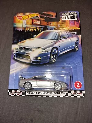 Buy Hot Wheels Premium Boulevard 2 NISSAN SKYLINE GT-R R33 Real Riders Nismo BCNR33 • 19£