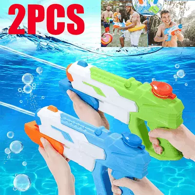 Buy 2PCS Water Guns Pistol For Adults Children Summer Pool Beach Toy Outdoor Hot • 8.89£