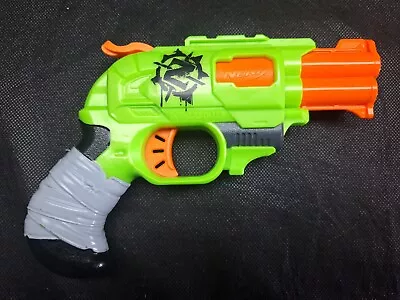 Buy Nerf Zombie Strike Doublestrike Blaster Green Tested And Working  • 12£
