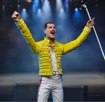Buy NECA Queen Freddie Mercury The Magic Tour '86 7-Inch Scale Action Figure NEW • 42£