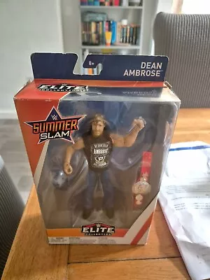 Buy Wwe Mattel Dean Ambrose Summerslam Elite 2018 Wrestling Action Based Figure New • 18.99£