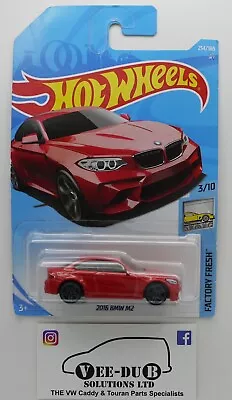 Buy Hot Wheels 2016 BMW M2 Red FJY17 Mattel Hotwheels Long Card 2018 • 9.99£