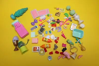 Buy Accessories For Barbie And Other Dolls 70pcs No H17 • 15.17£