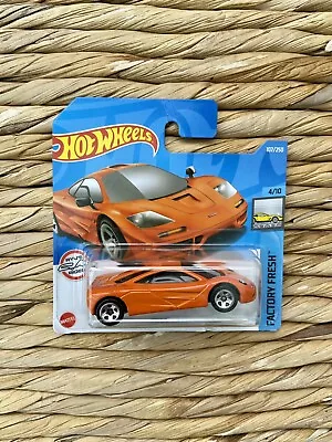 Buy HOT WHEELS 2022 L Case McLaren F1 Re-colour ORANGE Boxed FACTORY FRESH • 3.50£