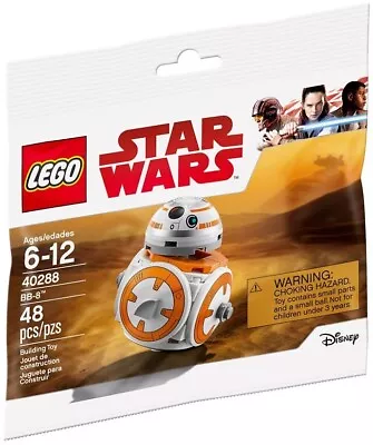Buy LEGO Star Wars Poly Bag 40288 BB-8 • 9.95£